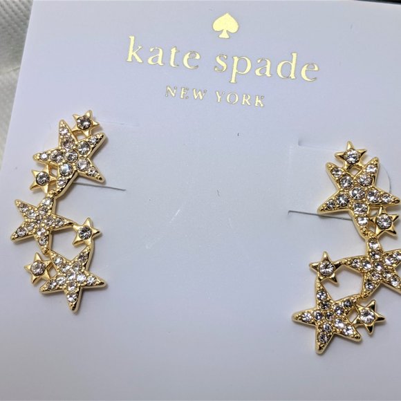 NEW Kate Spade Seeing Stars Ear Pin - Picture 2 of 3